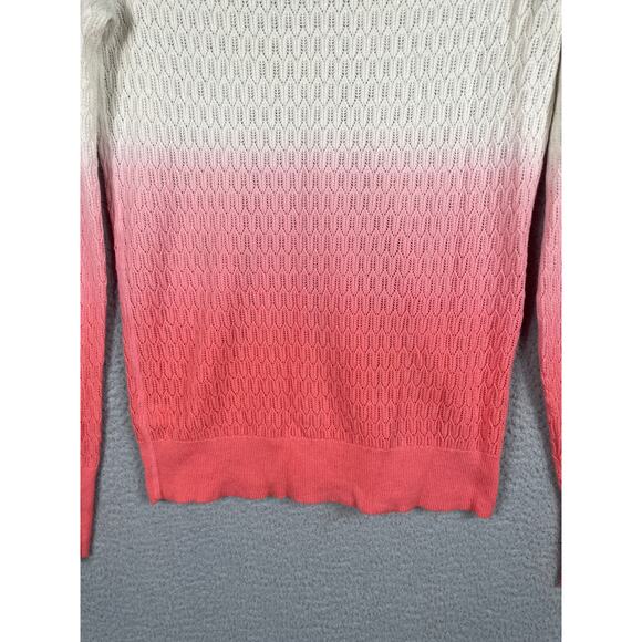 Victoria's Secret Womens Size M Ombre Pullover V Neck Sweater - Picture 10 of 10